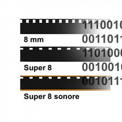 Numérisation de bobines de film 8 et Super8 à la minute sur DVD au format mpeg2
