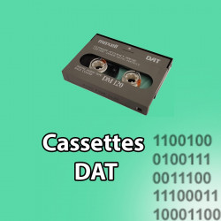 Numérisation de cassettes Digital Audio Tape (DAT)