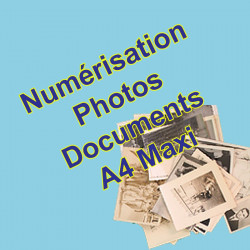 Numérisation de tous vos documents papier et photo papiers jusqu'au format A4