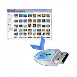 Transfert de vos fichiers numériques sur clé USB