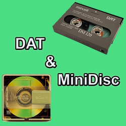Numérisation de Minidisc et DAT