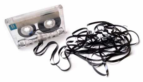 Réparation de cassettes audio