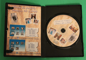 Montage DVD vidéo de vos souvenirs - Boîtier couleur avec DVD couleur et menus