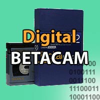 Numérisation de cassettes vidéo Digital Betacam